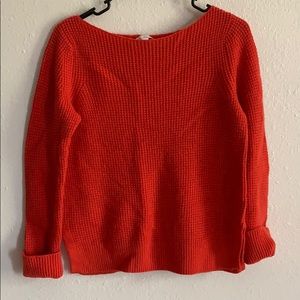 Waffle-knit sweater